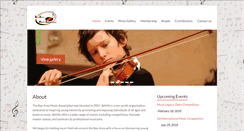 Desktop Screenshot of bayareamusicassociation.org